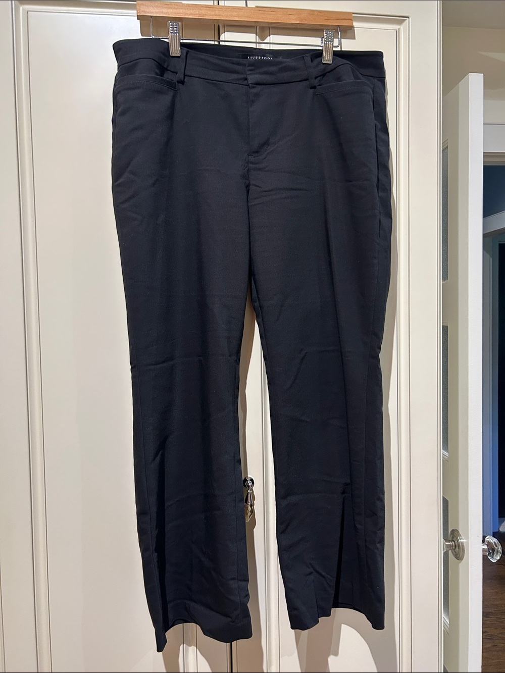 Liverpool Jeans Company Harper Ponte Bootcut Black Dress pants